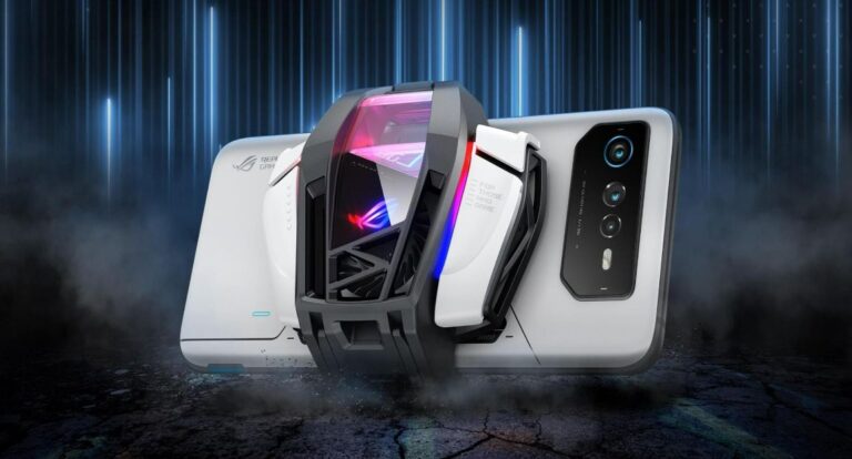 Asus ROG 6 Pro wirh Aeroactive cooler 6 attached