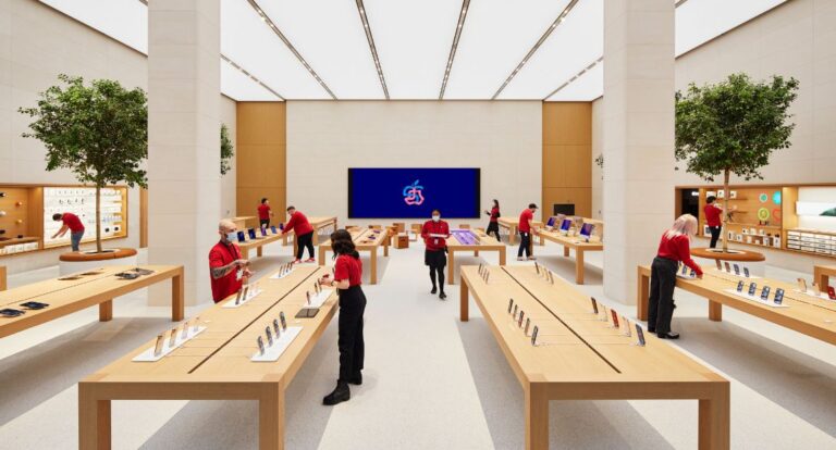 An photo of a Apple store