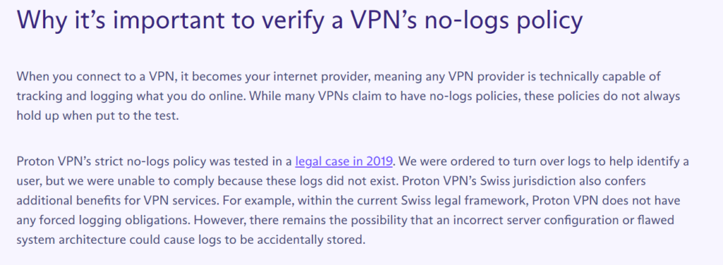 Verified audits of Proton VPN