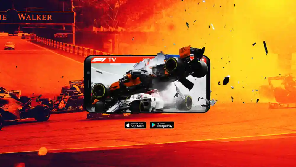 Watch F1 live in mobile